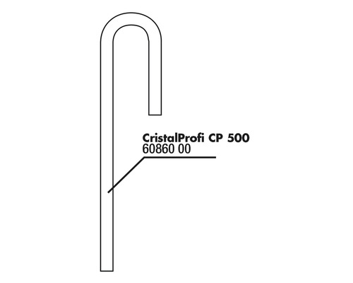 JBL CristalProfi CP 500 U-Rohr