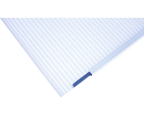 Lichtplatte aus Polycarbonat mit Profilleiste