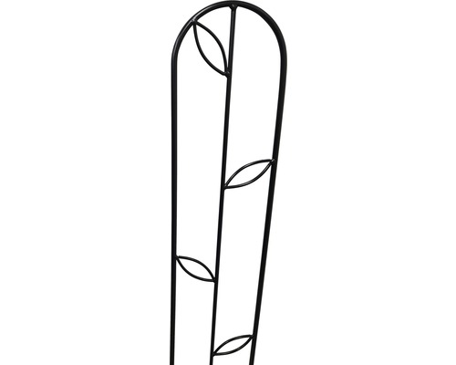 Rankhilfe aus Metall mit Blattformen für Gartenpflanzen