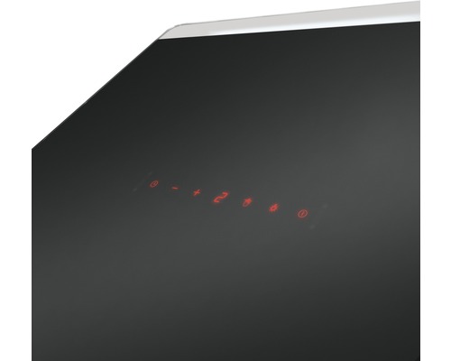 Detailansicht der Bedienfelder einer Dunstabzugshaube