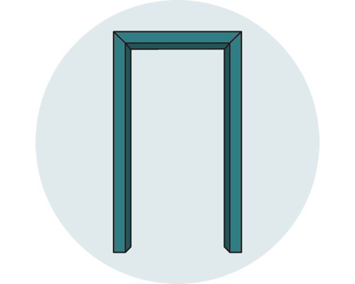 Türrahmen für den Innenausbau
