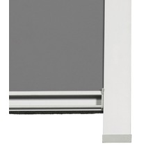 Rollladen mit weißem Rahmen