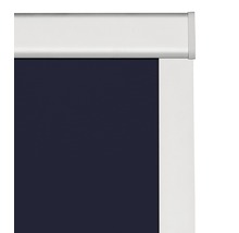 Detailansicht eines Rollos mit seitlicher Führungsschiene