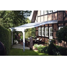 Terrassenüberdachung SKAN HOLZ Verona 648x289 cm weiß