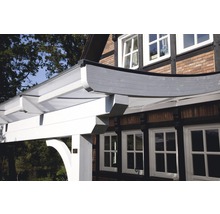 Terrassenüberdachung SKAN HOLZ Verona 541x389 cm weiß