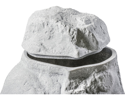 Dekorativer Steinbehälter mit abnehmbarem Deckel