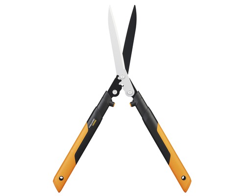 Gartenschere mit Griffen und Klingen