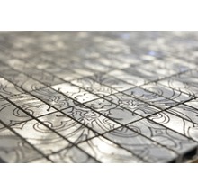 Aluminiummosaik ALF C101D silber 30x30 cm