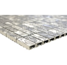 Aluminiummosaik ALF C101D silber 30x30 cm