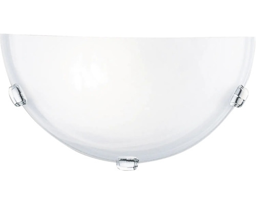 Halbrunde Wandleuchte mit Befestigungsclips