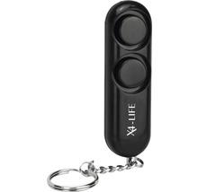 Taschenalarm mit Schlüsselanhänger 120 dB SPL/30 X4-Life schwarz-thumb-1