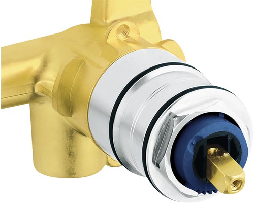 Nahaufnahme einer Armaturkartusche für eine Badezimmerarmatur