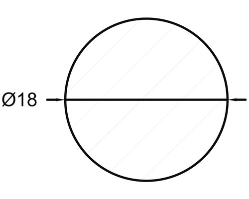Diagramm mit Durchmesser 18