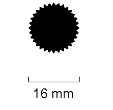 Siegel für 16 Millimeter