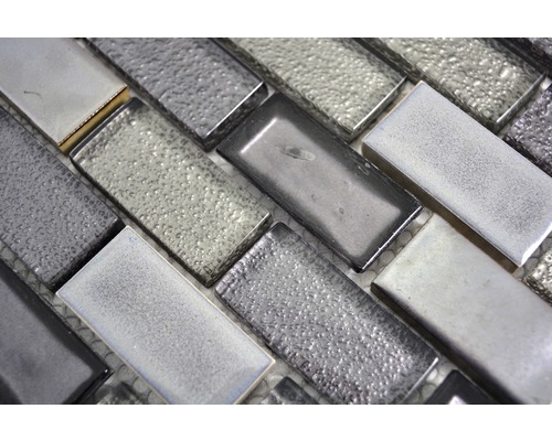 Mosaikfliese aus Glas im Querformat