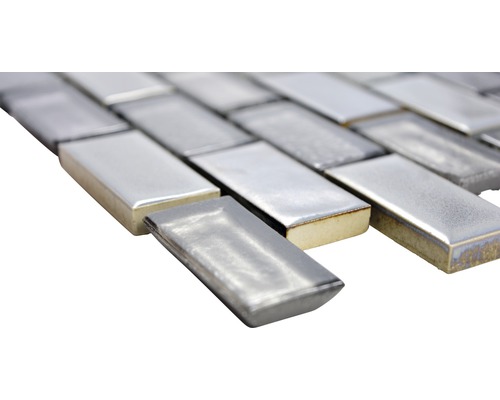 Rechteckige Mosaikfliesen aus Glas