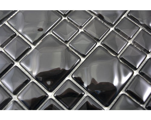 Mosaikfliese aus Glas mit quadratischen Elementen