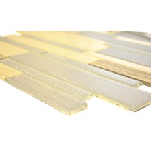 Glasmosaik CM GV24 mix beigegrau 28,6x30 cm