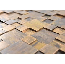 Metallmosaik Kupfer 3D XK 3DC 06 29,1x29,1 cm
