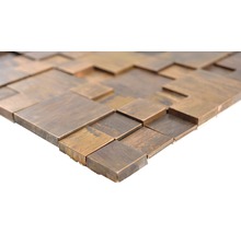 Metallmosaik Kupfer 3D XK 3DC 06 29,1x29,1 cm