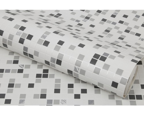 Tapete mit quadratischem Mosaikmuster