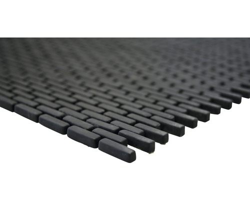 Gummimatte mit rechteckigem Muster