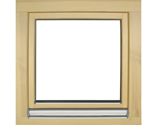 Holzfensterrahmen mit Metallelement