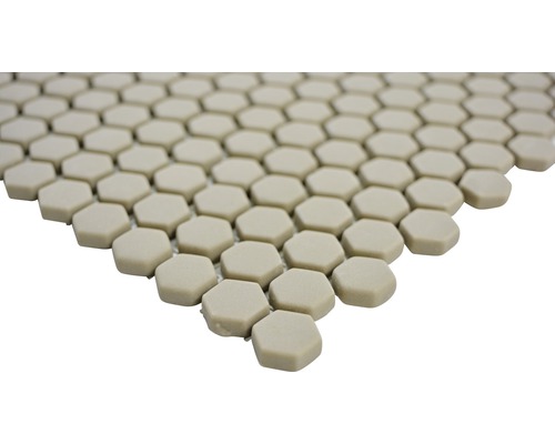 Sechseckige Mosaikfliesen aus Keramik