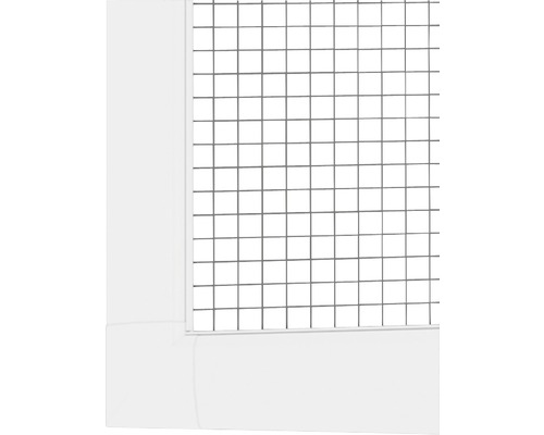 Quadratischer Drahtgeflechtzaun