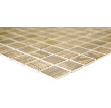 Mosaikfliese mit Holzoptik