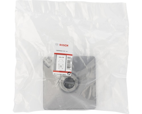 Bosch Logo Graugußplatte in Kunststoffverpackung