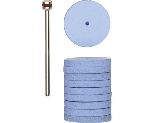 Schleifscheiben-Set mit Dorn für Schleifarbeiten