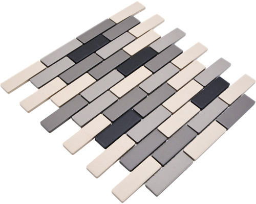 Mosaikfliesenmuster mit rechteckigen Fliesen