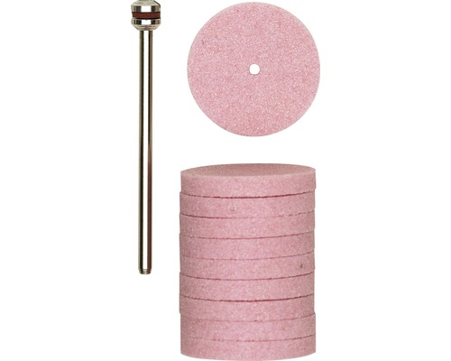 Schleifscheiben-Set mit Dorn für rotierende Werkzeuge