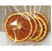 Verpackung mit getrockneten Orangenscheiben zur Dekoration