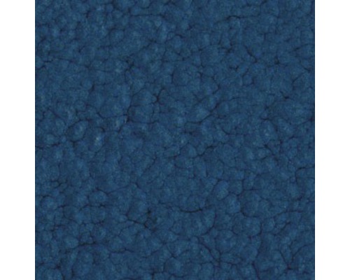 Nahaufnahme einer blauen Hammerschlaglackoberfläche.