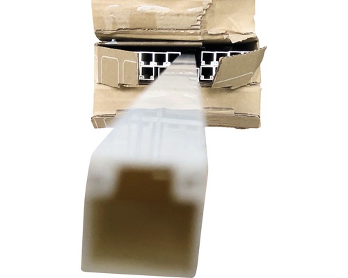 Aluminiumprofile in Verpackung