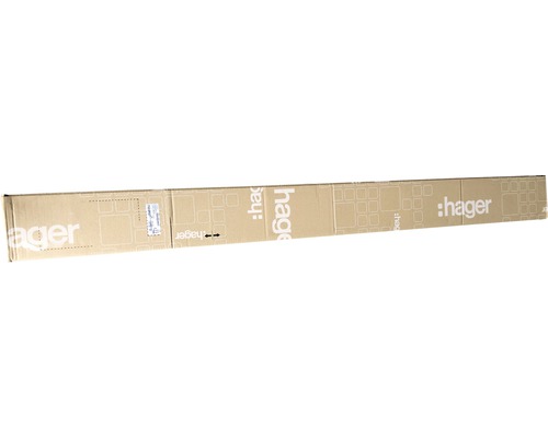 Verpackungskarton mit Hager Logo