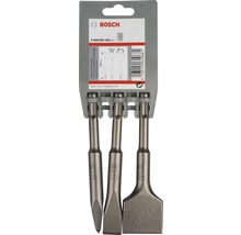 Bosch Meißelset mit drei Teilen zur Bearbeitung von Stein und Mauerwerk