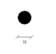 Symbol für eine Bewertung von 10
