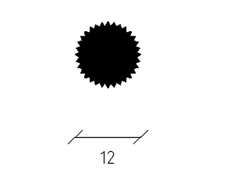 Symbol für eine Größe von 12 Einheiten