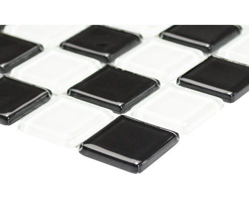 Mosaikfliesen aus Glas, Schachbrettmuster