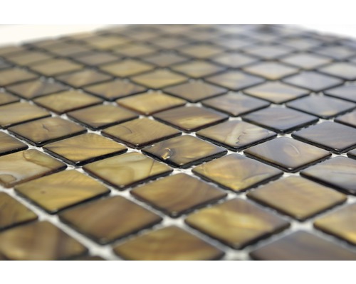Mosaikfliesen aus Glas, quadratisch verlegt