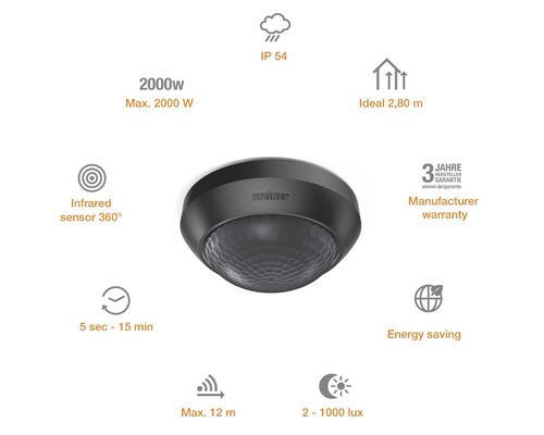 Steinel Infrarotsensor 360 Grad für den Außenbereich