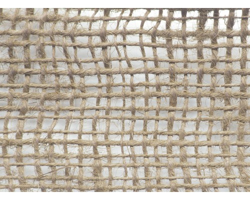 Nahaufnahme von Jute-Gewebe