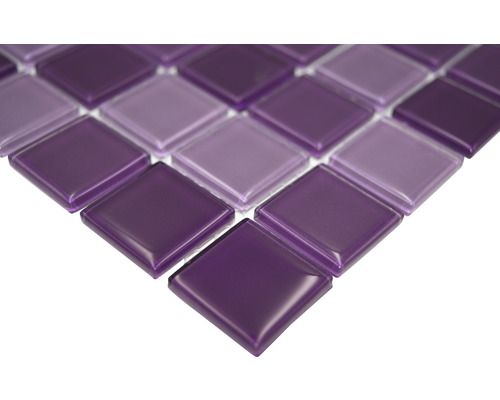 Mosaikfliese aus Glas, quadratisch
