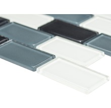Mosaikfliese aus Glas im Querformat