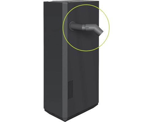 Pellet-Ofen mit Rauchrohranschluss