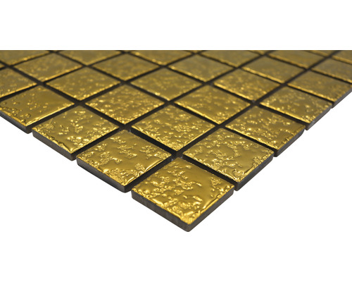 Quadratische Mosaikfliesen aus Metall