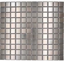 Mosaikfliese aus Glas mit quadratischen Elementen